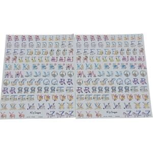 NRN Designs Alphabet Stickers Baby Animals 2 Sheets S3002 Scrapbooking Crafts